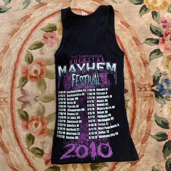 Rockstar Mayhem Festival 2010 tank top XS - Picture 2 of 4